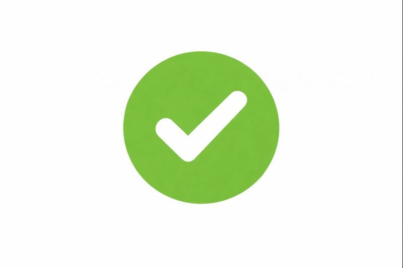 green tick